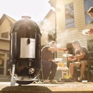 Weber Smokey Mountain 47cm BBQ Cooker Smoker with Cover - Image 2