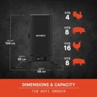 Masterbuilt 710 WiFi Digital Electric Smoker - Image 3