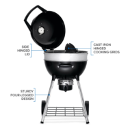 Napoleon Professional 22 Charcoal Kettle Barbecue 57cm - Image 11