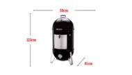 Weber Smokey Mountain 57cm BBQ Cooker Smoker with Cover - Image 5
